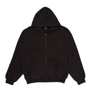 YEEZY X GAP Men's Zip Up Exclusive Hoodie Size L in Black